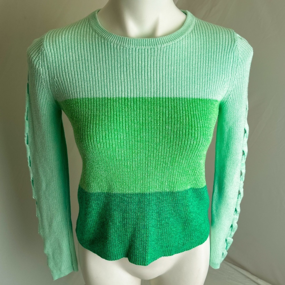 Lilly Pulitzer Cortina sweater in Agave marled ombre green